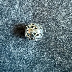 NEW Chamilia Bead Charm - Sterling Silver Thank You 2010-3081 Filigree